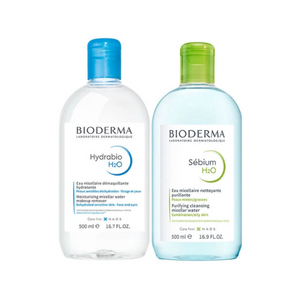Bioderma Sebium H2O 500ml + Bioderma Hydrabio H2O Misel Solüsyon 500ml