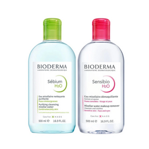 Bioderma Sebium H2O 500ml + Bioderma Sensibio H2O 500ml