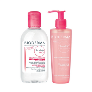 Bioderma Sensibio H2O 250ml + Sensibio Cleansing Foaming Gel 200ml