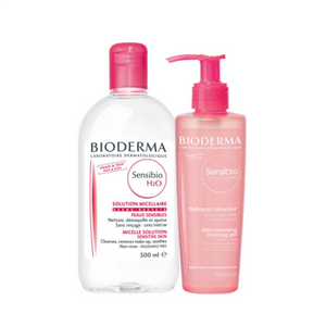 Bioderma Sensibio H2O 500ml + Sensibio Mild Cleansing Foaming Gel 200ml