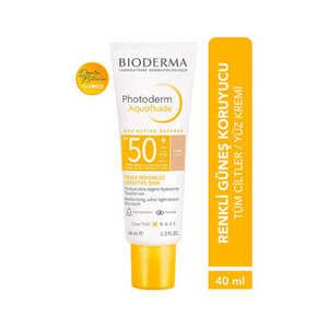 Bioderma Photoderm SPF 50+ Aquafluide Renkli Güneş Kremi 40 ml - Light