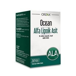 Orzax Ocean Alfa Lipoik Asit 600 mg 30 Tablet