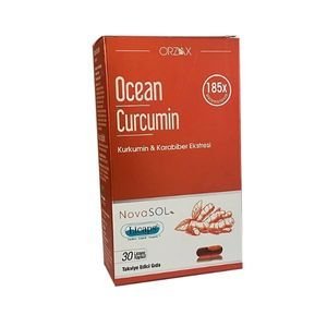Orzax Ocean Curcumin Karabiber Ekstresi Takviye Edici Gıda 30 Kapsül