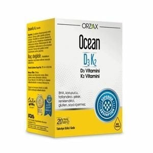 Orzax Ocean D3K2 Vitamin Damla 20 ml