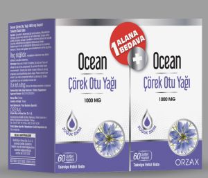Ocean Çörek Otu Yağı 1000 Mg 1 Alana 1 Bedava