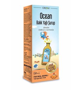 Orzax Ocean Omega3 Şurup 150 ml - Portakal