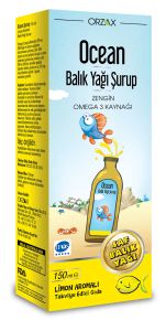 Orzax Ocean Omega3 Şurup 150 ml - Limon
