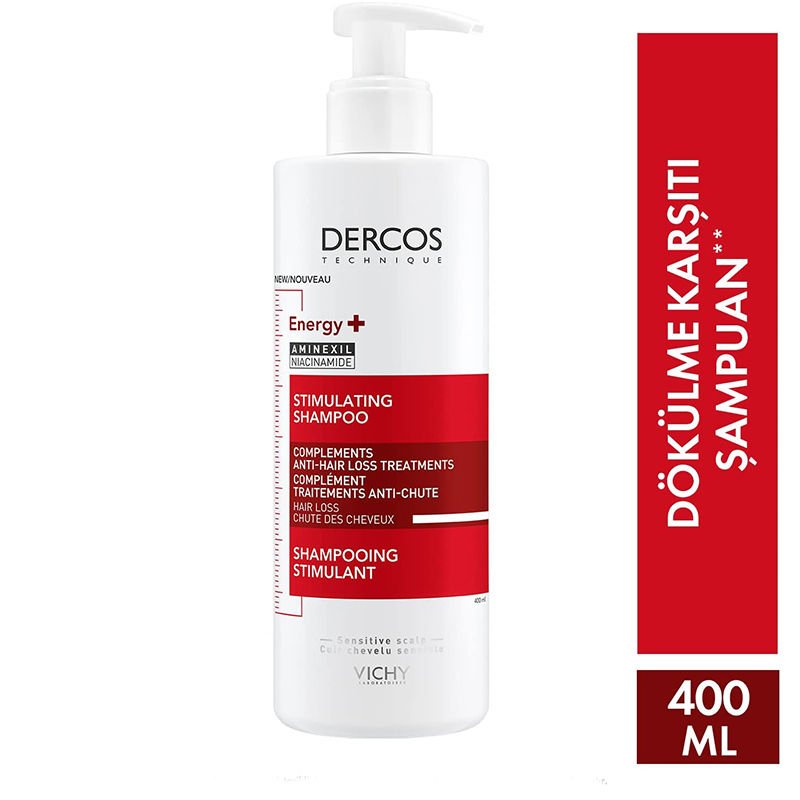 Vichy Dercos Energy Saç Dökülmesi Karşıtı Şampuan 400 ml