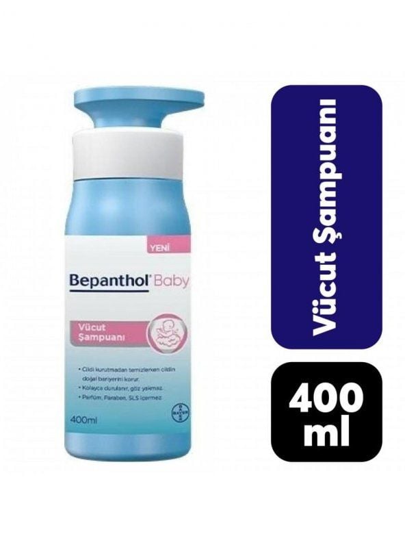 Bepanthol Baby Vücut Şampuanı 400 ml- 03.2025 MİADLI
