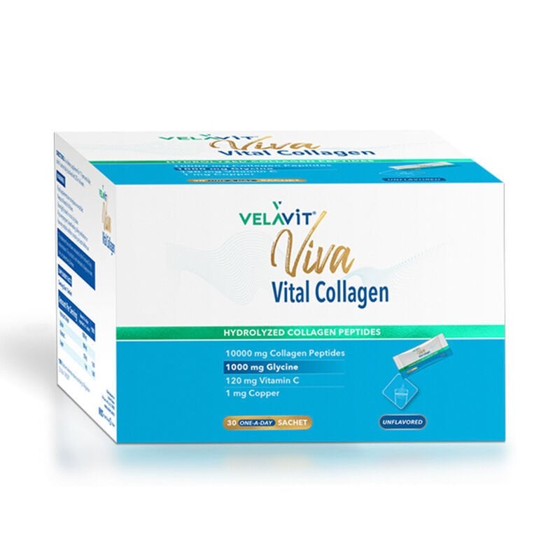 Velavit Viva Vital Collagen Toz Takviye Edici Gıda 30 Saşe- 01.2026 MİADLI