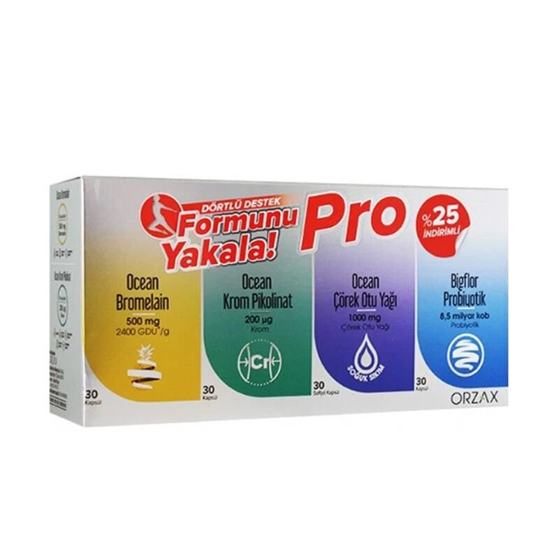 Orzax Ocean Dörtlü Destek Seti